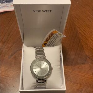 Nine West NIP Silver Watch